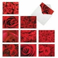 thumbnail image 1 of 10 Pack All Occasion Blank Note Cards With Envelopes - Roses Are Red, 1 of 6