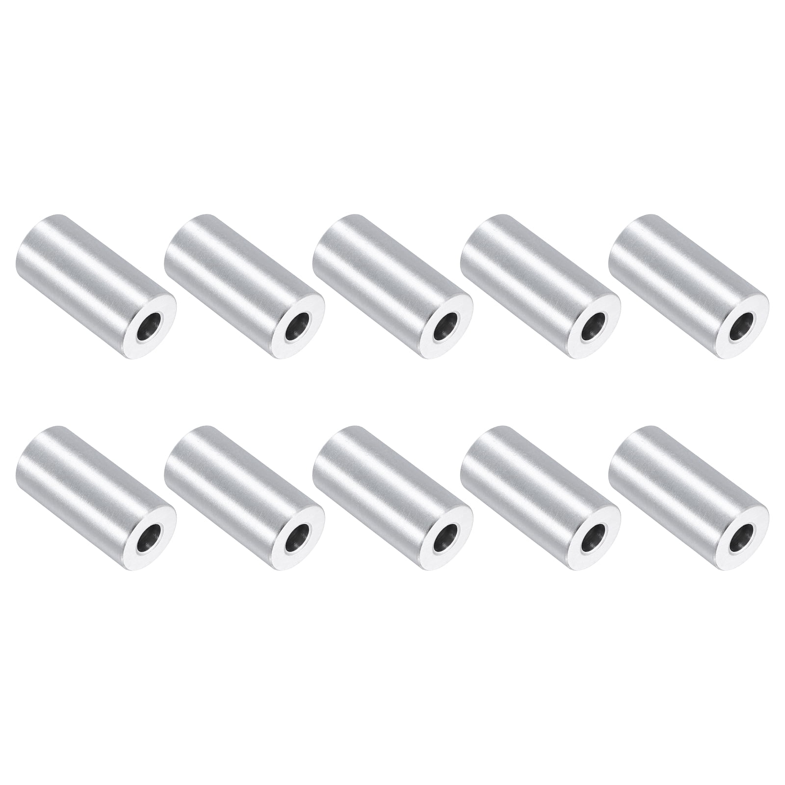 10 Pack Aluminum Spacers, 3/4" OD x 5/16" ID x 1-1/2"L for M8 Screw Bolts