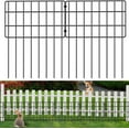10 Pack Animal Barrier Fence, Metal Garden Fence Animal Barrier for