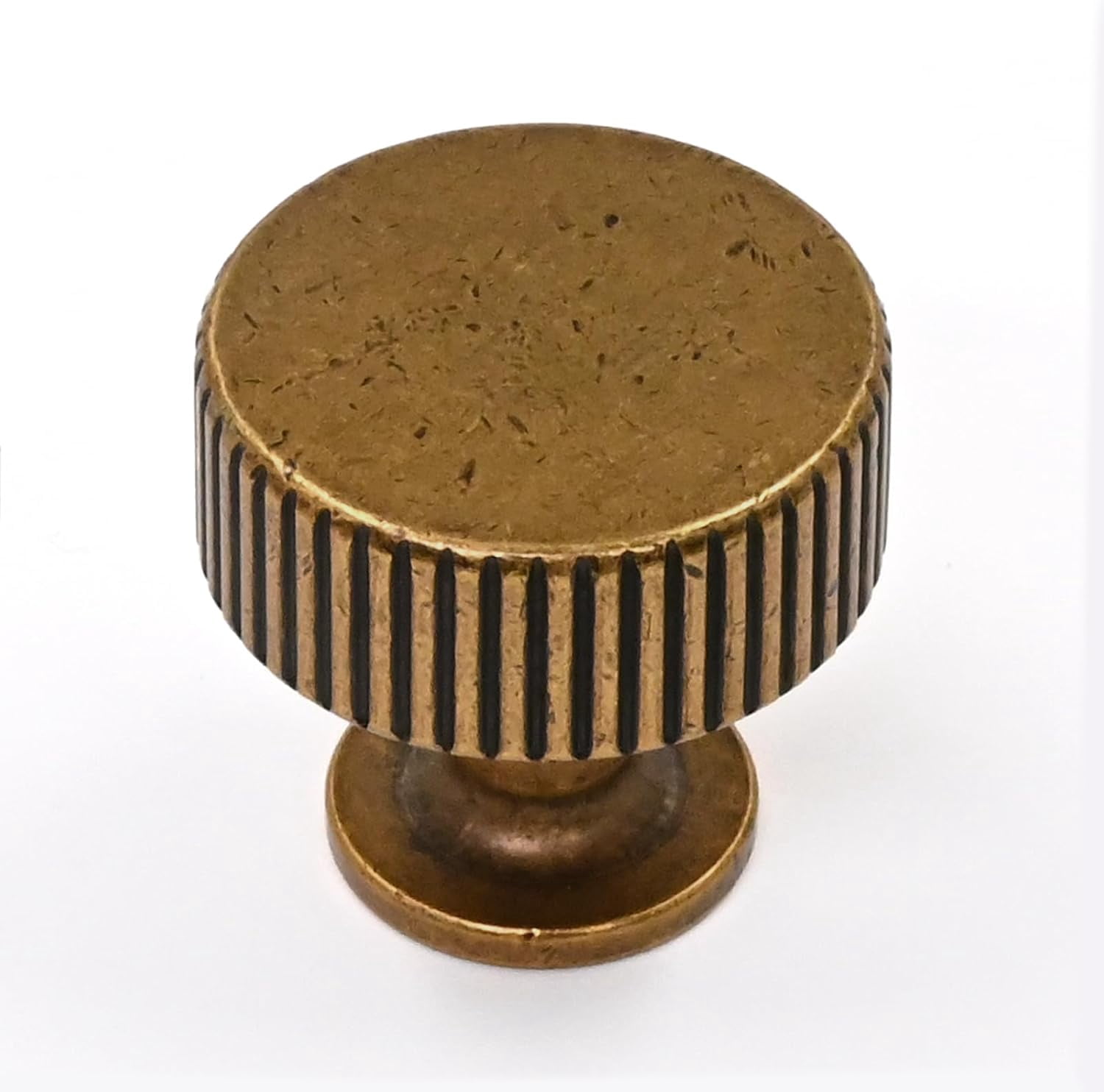 10 Pack Antique Brass Kitchen Cabinet Knobs Hardware Zinc for Dresser Drawers