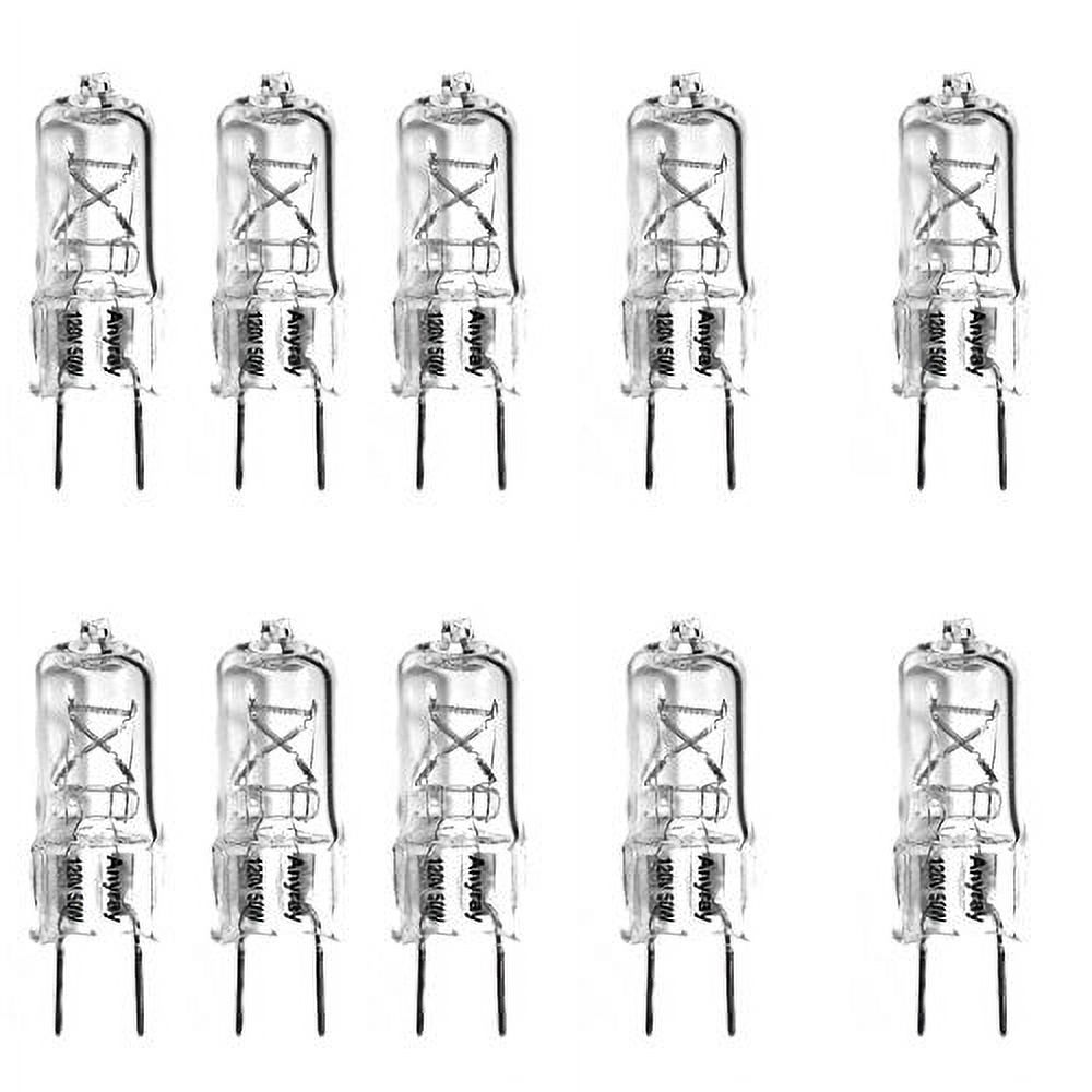 (10)-Pack Anyray Replacement Light Bulb for GE Adora over range microwave and fan model # DVM 1950sr2ss 50W - image 1 of 1