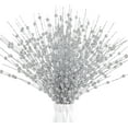 thumbnail image 1 of 10 Pack Artificial Glitter Berry Stem Ornaments, 20 Inches Fake Christmas Picks Decorative Glitter Sticks for Christmas Tree DIY Wreath Crafts Gift Fireplace Holiday Home Decor (Silver), 1 of 7