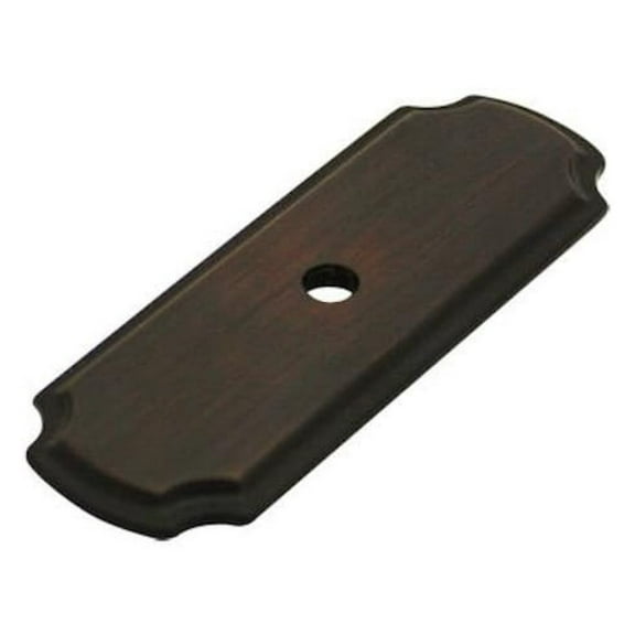 10 Pack - B-112ORB Oil Rubbed Bronze Cabinet Knob Backplate/Back Plate