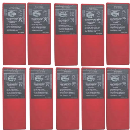 10-Pack BA213020 2x6V 2100mAh battery For HBC Radiomatic BA213020 battery