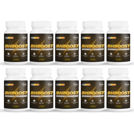 10 Pack BHBoost, boost mental performance & energy levels-60 Capsules x10