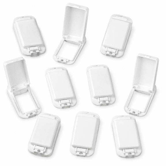 10 Pack Baby Proof Rocker Switch Guard Covers, Wall Light Switch Protector for Single Double Triple Switches, Anti-Accidental Touch Plate Cover, Easy Install with Screws