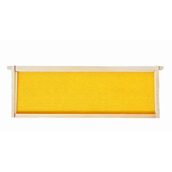 10-Pack Beehive Frames With Beeswax Coated Foundations Fits 8/10 Frame Medium Super Box Honey Bee Frames ,Complete Coverage and Comfort