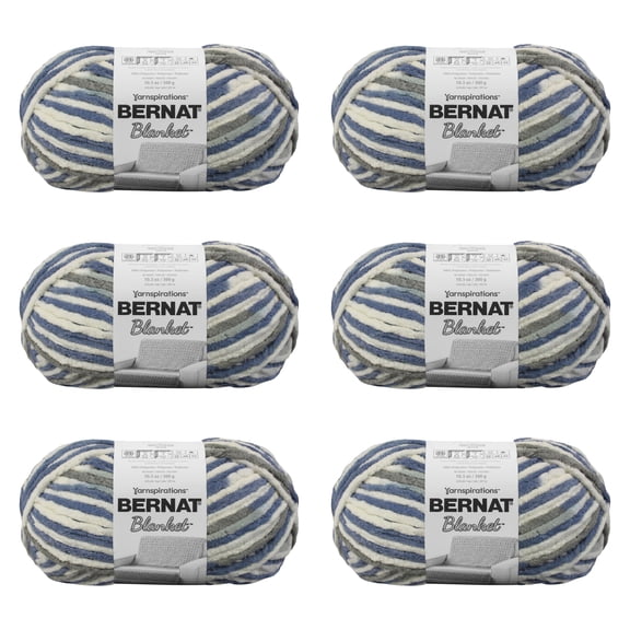 Bernat Blanket Yarn, 6 Pack