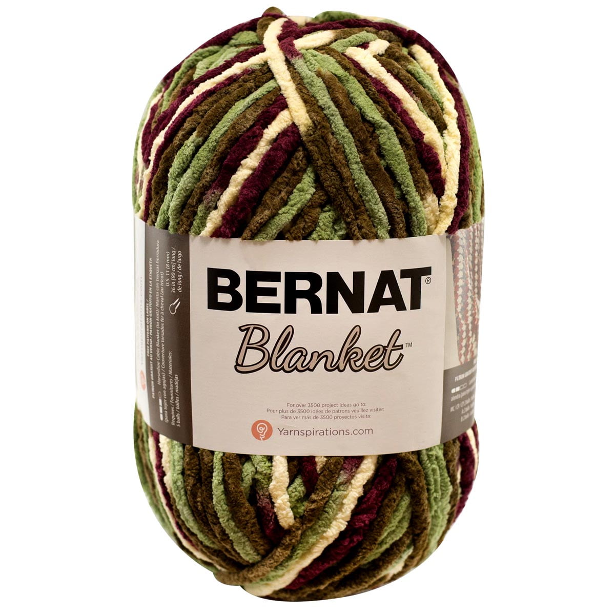 Bernet Color Bernat® 10 Pack Blanket™ Yarn, Super Bulky, Soft, Chenille-Style, 100% ...