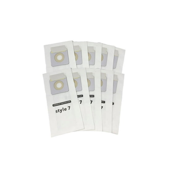 10 Pack Bissell Style 7 Upright Vacuum Bags. To Fit Bissell Style 1 & 7 Upright Vacuums. Part # 32120. Bissell 7 Bags