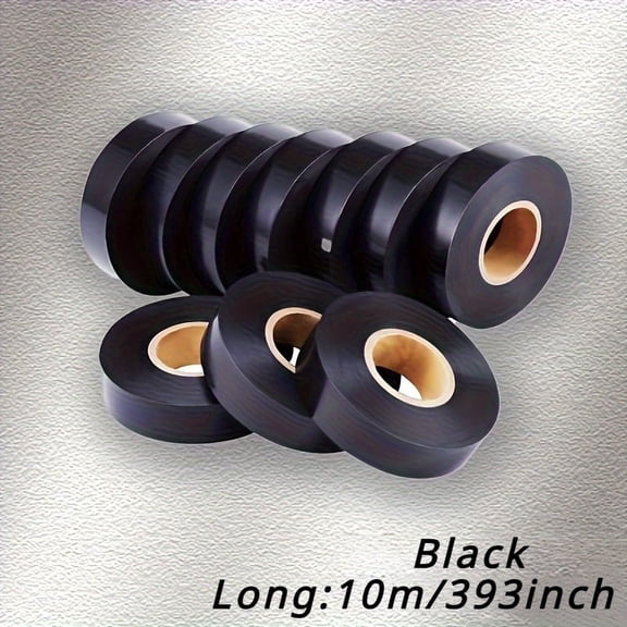 10 Pack Black Electrical Tape – Heavy Duty PVC Insulation Tape with Waterproof Heat Resistant Adhesive, Flexible Wire Wrapping Repair Tape for Automotive, Home, DIY & Electrical Maintenance