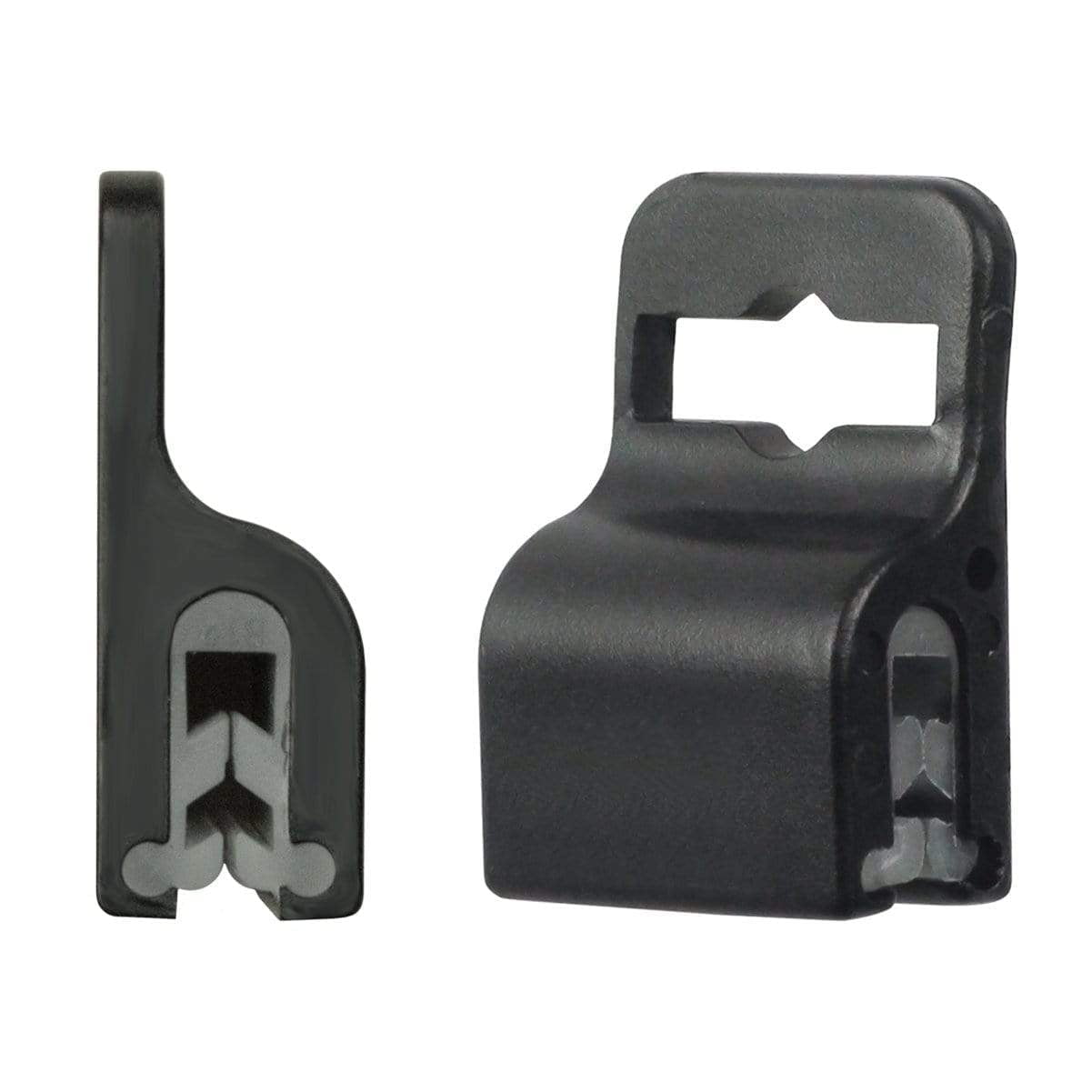 Specialist ID Black Gripper Card Holder Clamps, Secure Silicon