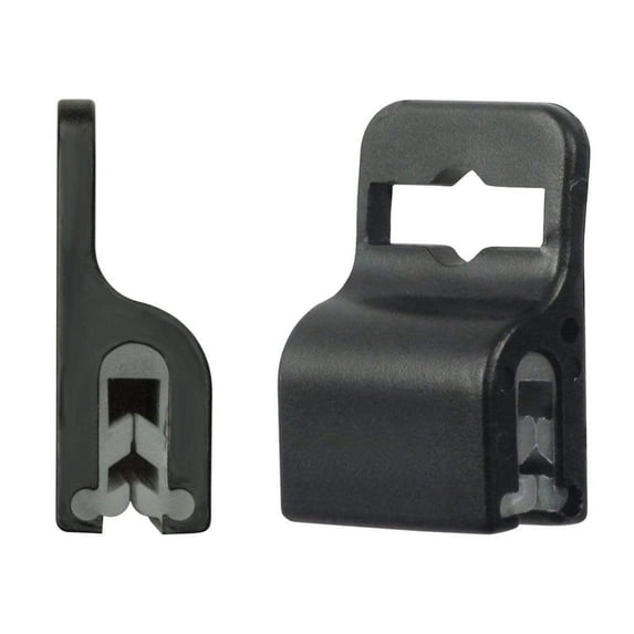 10 Pack - Black Gripper Card Holder Clamps for Standard Thickness ID Badge, Smart Card, CAC, Chip or Swipe Card, Secure and Strong Hold by Specialist ID