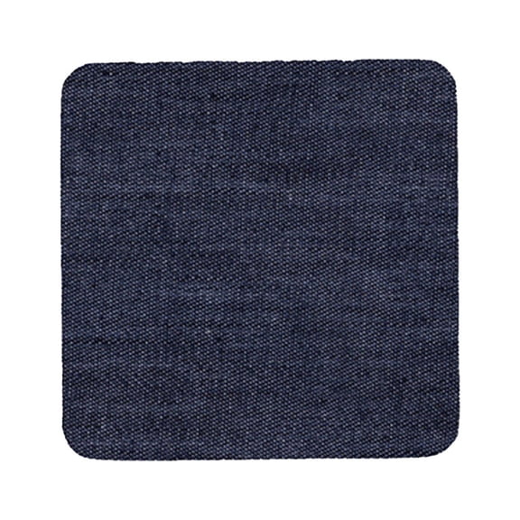 10-Pack Black Iron-On Denim Patches, 3"x3" Fabric Patches for Jeans, Pants & Jacket Repair, Knee/Elbow Reinforcement