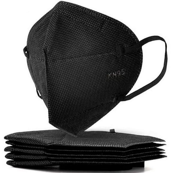 10-Pack Black KN95 Protective Disposable Face Masks