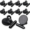 thumbnail image 1 of 10 Pack Black Magnetic Clips, Fridge Magnet Clips with Anti-Scratch Sticky Pads Magnets for Whiteboard Strong Magnets for Home Notice Board Office Refrigerator, 1 of 5
