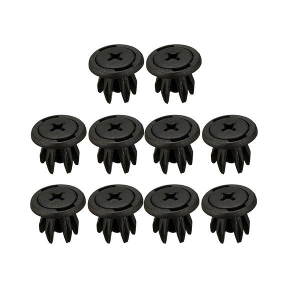 10-Pack Black Plastic Inner Wheel Arch Liner Fasteners Clips for BMW Compact Hatchback Models Including R50 R52 R53
