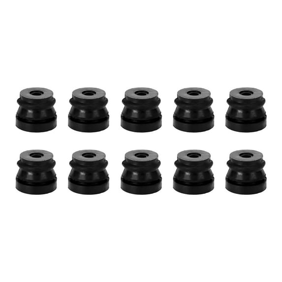 10 Pack Black Rubber Washers for Power Tools Flexible Hardware Spacers ...