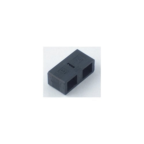 10 Pack Black SC Clips for SC 2 PC Multimode/Singlemode Duplex Connector Clips for Fiber Optic Cable