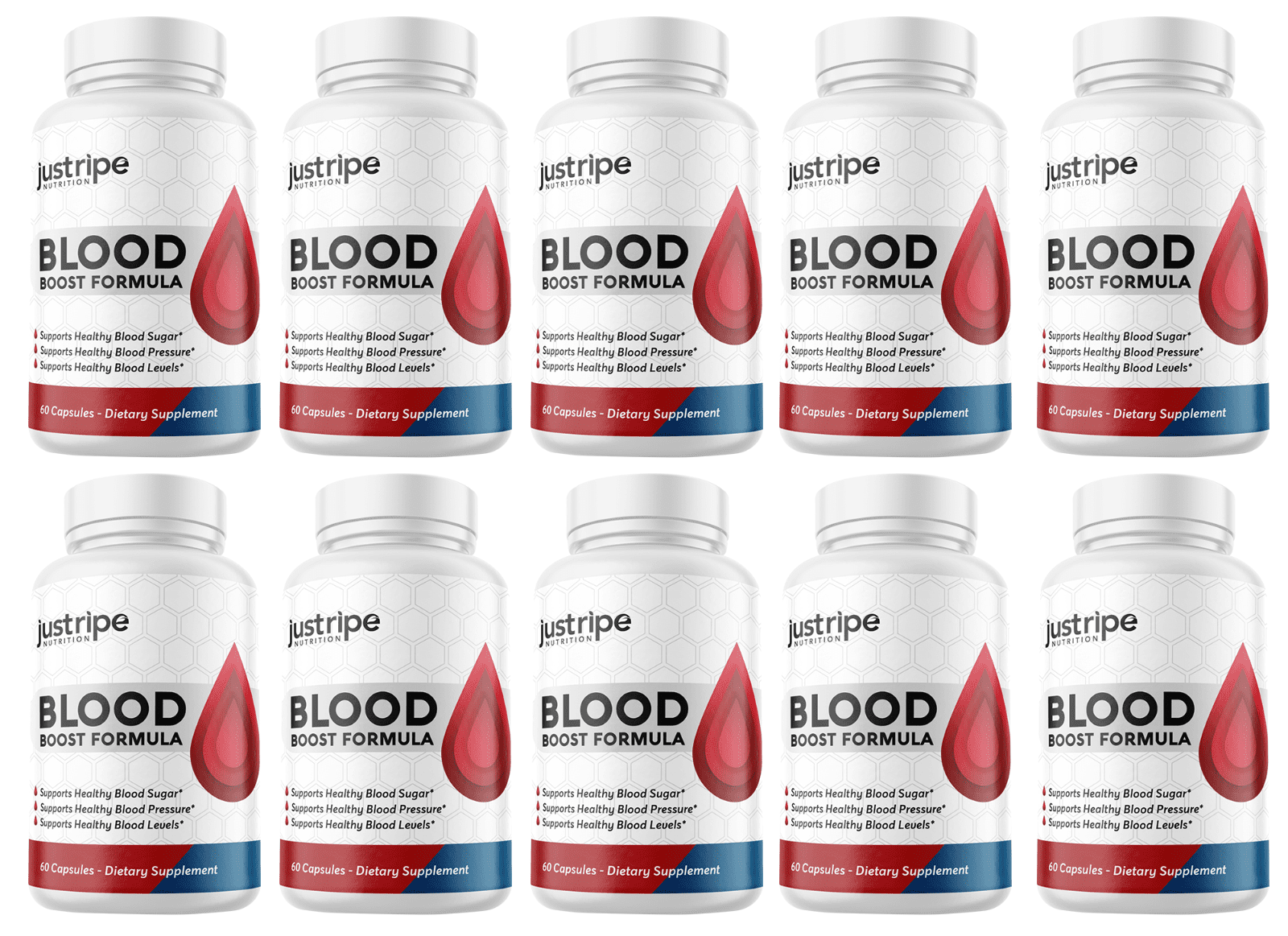 10 Pack Blood Boost Formula Blood Flow Accelerator By Just Ripe 60