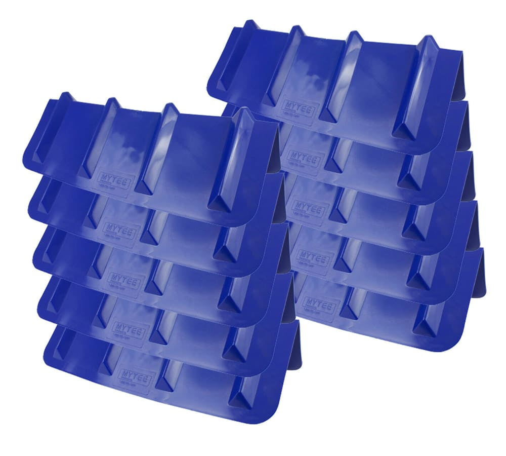(10 Pack) Blue Corner Protector V Shaped Edge Guard 8" x 8" x 24" Inches