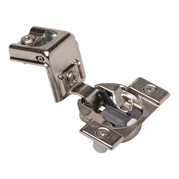 10 Pack Blum Compact Blumotion 39C Press In, 1-9/16 Inch Overlay 110 Degree Face Frame Soft Close Cabinet Hinge, 45mm Screw Hole Distance 39C358B.25