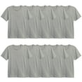 thumbnail image 1 of 10-Pack Boys Short Sleeve Crew Neck Premium Soft Cotton Blend T Shirt (XS-2XL), 1 of 4