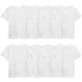 thumbnail image 1 of 10-Pack Boys Short Sleeve Crew Neck Premium Soft Cotton Blend T Shirt (XS-2XL), 1 of 4