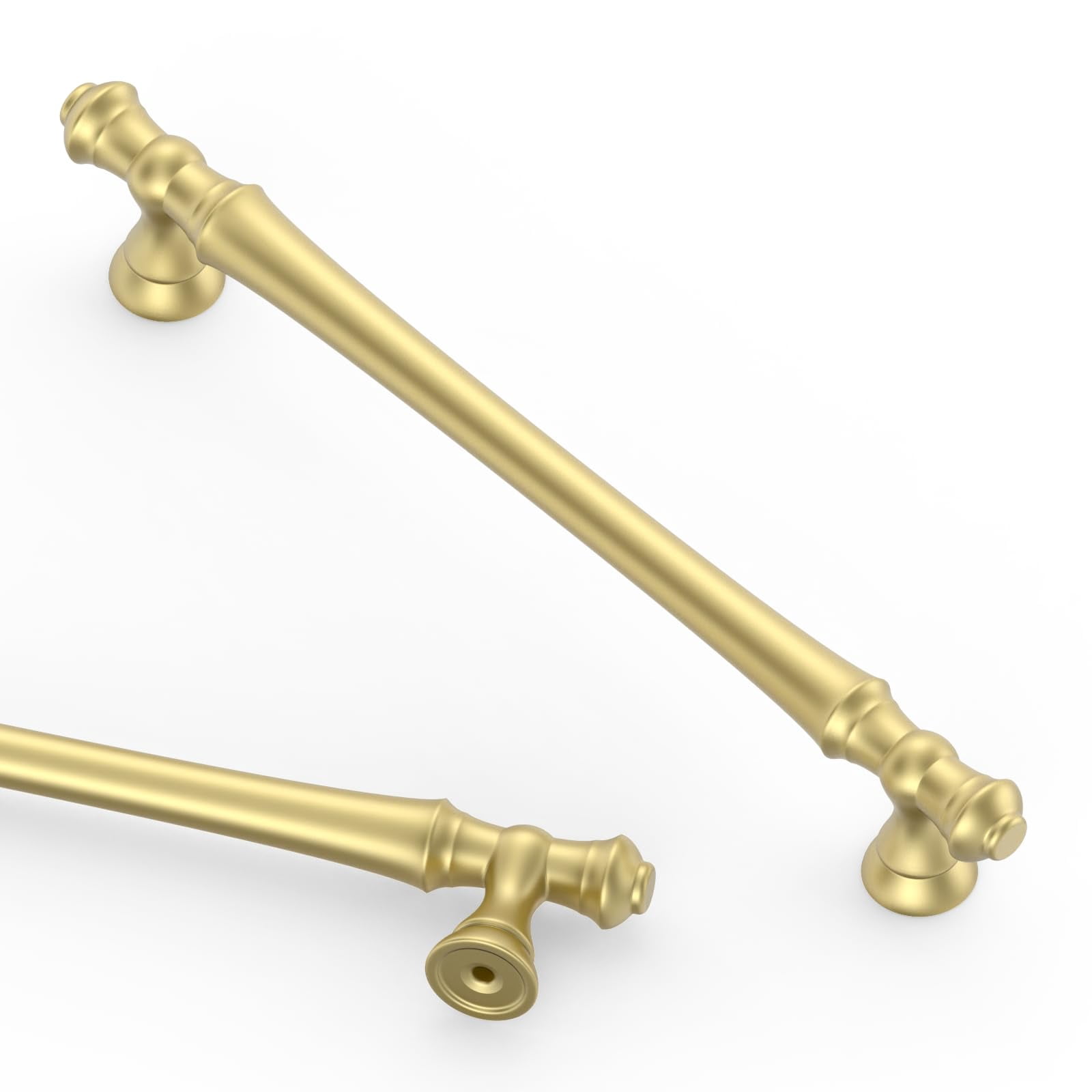 10 Pack Brushed Brass Cabinet Pulls Gold Kitchen Cabinet Handles Hardware For Cupboard Drawer Doors Bathroom Furniture