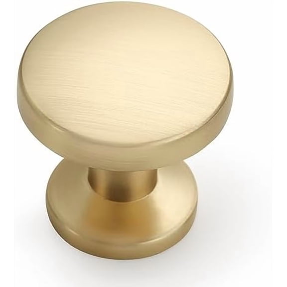 10 Pack Brushed Brass Kitchen Cabinet Knobs Dresser Knobs Drawer Knobs Cabinet Hardware Zinc Knobs for Dresser Drawers