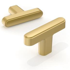 10 Pack Brushed Gold Kitchen Cabinet Knobs Cabinet Pulls Drawer Knobs Cabinet Hardware Zinc Knobs for Drawers