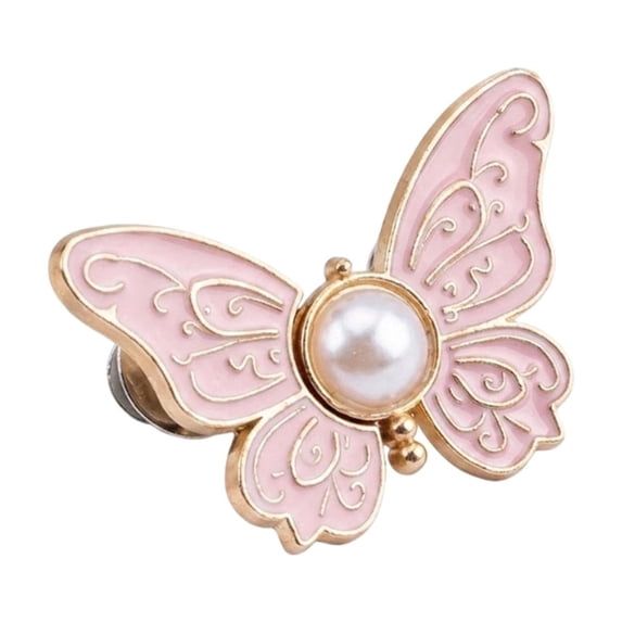 10-Pack Butterfly Waist Tightener, Pearl Butterfly Waist Buckle, Detachable Butterfly Buttons, Pant Waist Tightener for Loose Jeans, Adjustable Clips, Knots Supplies for Loose Jeans, Skirts, Dresses