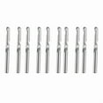 thumbnail image 1 of 10 Pack CNC Router Bits 1/8 Inch Shank Spiral Upcut Bit Single Flute End Mill Set Milling Cutter Tungsten Steel Engraving Carving Tools Kit for MDF Wood Acrylic PVC, 1 of 6