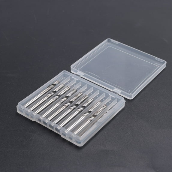 10 Pack CNC Router Bits 1/8 Inch Shank Spiral Upcut Router Bit Single ...