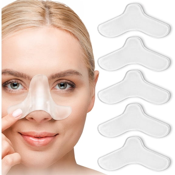 10 Pack CPAP Nasal Gel Pads, Silicone Nose Pads for CPAP Mask Comfort, Pressure Relief & Red Mark Prevention
