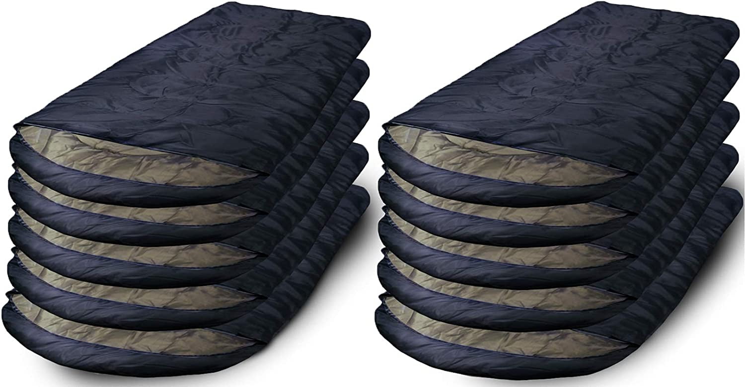 10 Pack Lightweight Sleeping Bags 3 Season, Warm & Cool, Waterproof, Compact, Hiking, Bulk