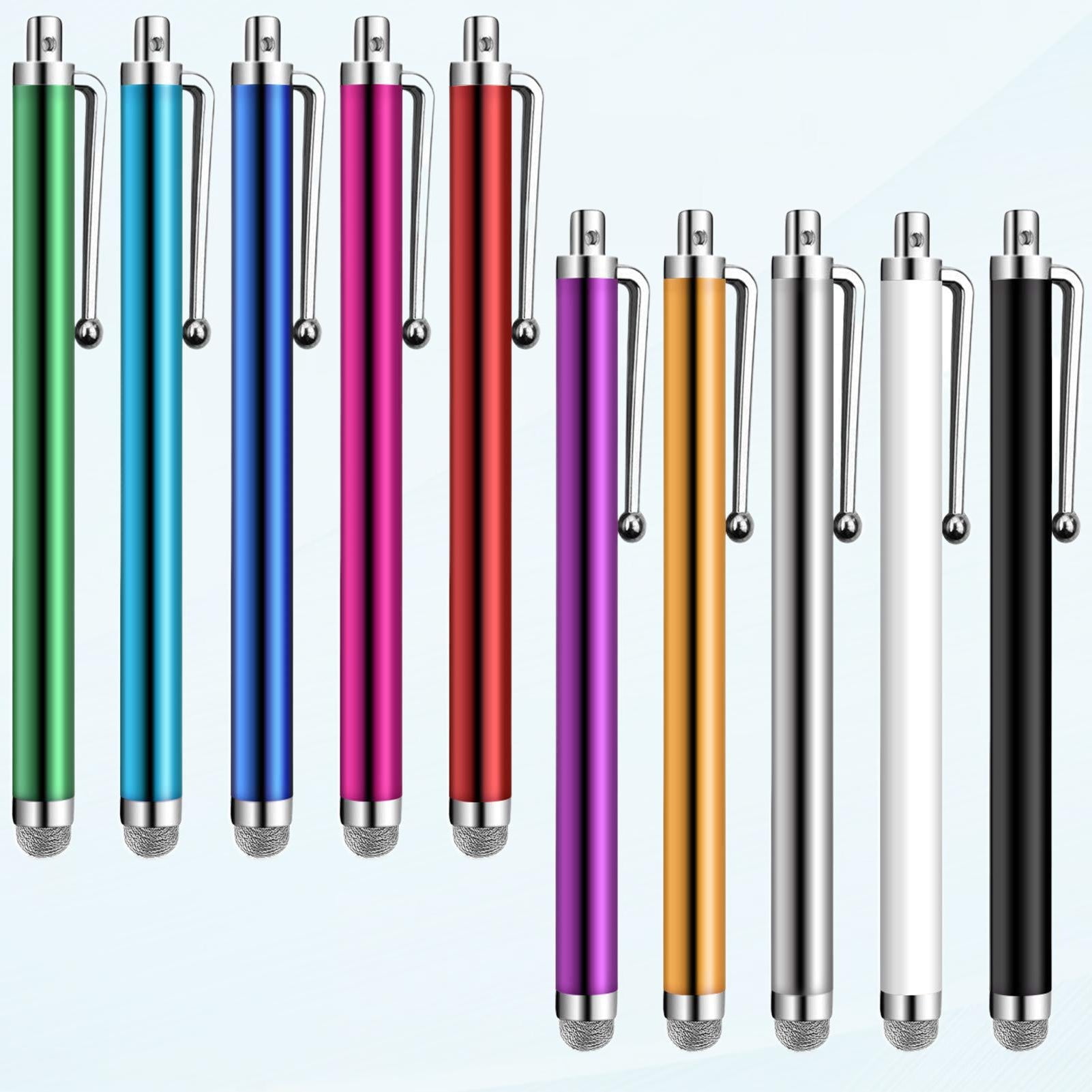 [10 Pack] Capacitive Pen High Sensitivity Fiber Mesh Tip Stylus Pen for