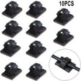 thumbnail image 1 of 10-Pack Car Dash Cam Cable Clips, Wire Organizer Clamps, Adhesive Cable Management Holders for Vehicle Interior, 1 of 9