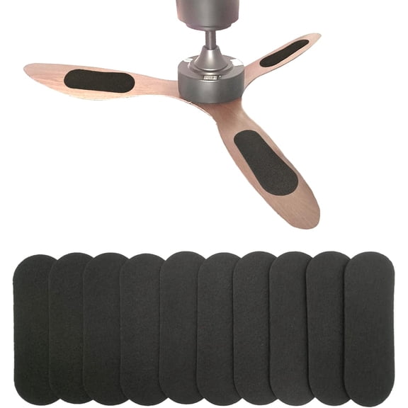 10 Pack Ceiling Fan Filters, Activated Coconut Charcoal Fan Blade Air Purifier Pads, Holds Dust/Pollen/Pet Dander, Universal Ceiling Fans Air Filters-Improves Indoor Air Quality (10 Pcs)