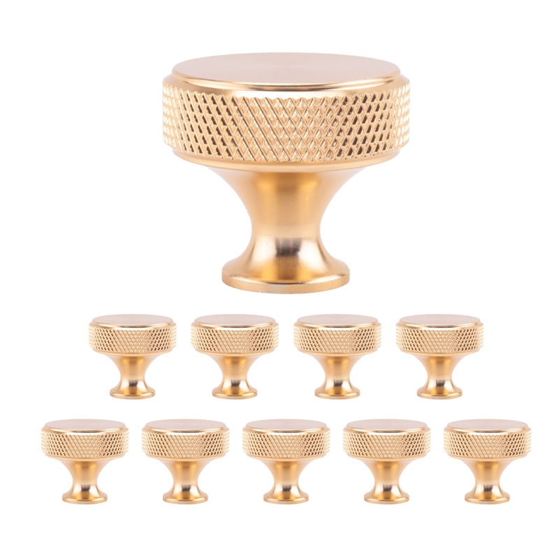 Coinkoly 10 Pack Champagne Bronze Knurled Cabinet Knobs for Dresser Coinkoly 10 Pack Champagne Bronze Knurled Cabinet Knobs for Dresser