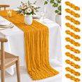 10 Pack Cheesecloth Table Runner 22 X 120 Inch Boho Gauze - Walmart.com