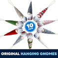 thumbnail image 1 of 10 Pack! Christmas Tree Hanging Gnomes Ornaments, Set of 10 Swedish Plush Gnomes Santa Elf Table Ornaments, Hanging Christmas Tree Decorations Xmas Home Décor, 1 of 11