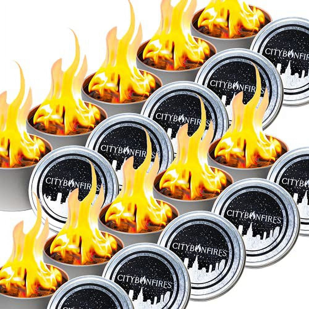 City Bonfires Portable Fire Pit 10 Pack 3‑5 Hour Burn Time Made in USA