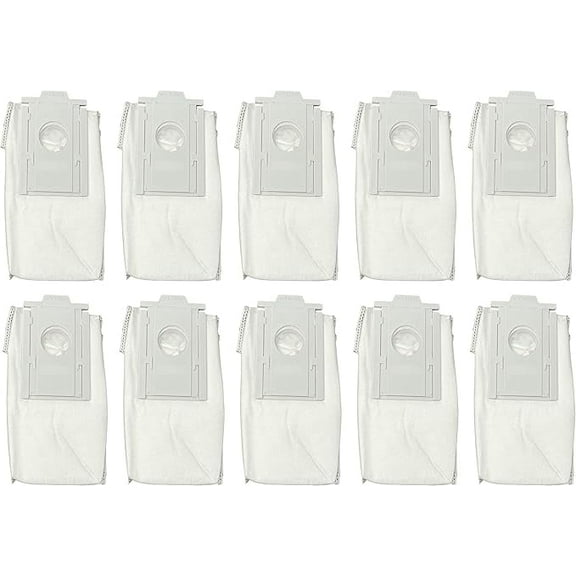 10 Pack Clean Station Dust Bags Compatible Replacement for Samsung Jet Bot +, Jet Bot AI + Series VCA-RDB95 Robot Vacuum Cleaner