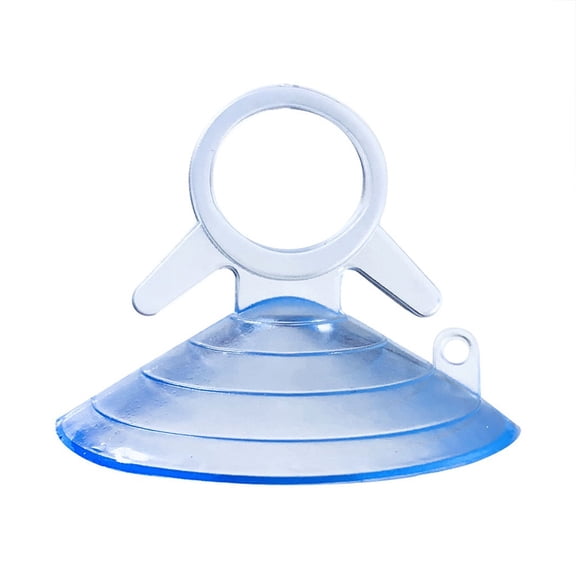 10 Pack Clear Suction Cups 45mm PVC Transparent Hooks for Glass Windows Cars Bathrooms Smooth Surfaces