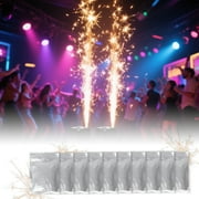 10 Pack Cold Spark Machine Power- 2-3.5M Height, Titanium Nozzle, FX Event Machine for Wedding Entrance/Christmas Party/DJ Show