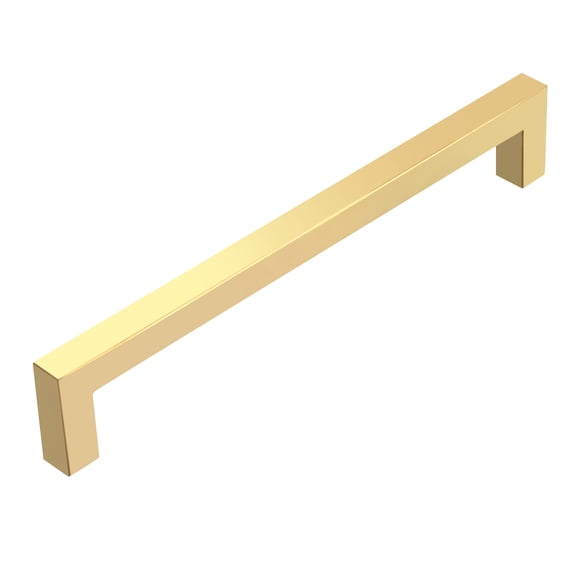 10 Pack Colester Direct Gold/Brushed Brass Stainless Steel Cabinet Pull 7.5" Hole Center