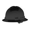 thumbnail image 1 of 10-Pack of Cordova H34R7 Hard Hat, Full-Brim Style, 4-Point Ratchet Suspension, OSHA Work-Compliant, Protection for Construction, Remodelling, Etc., Black, 1 of 3