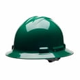 thumbnail image 1 of 10-Pack of Cordova H34R9 Hard Hat, Full-Brim Style, 4-Point Ratchet Suspension, OSHA Work-Compliant, Protection for Construction, Remodelling, Etc., Forest Green, 1 of 3