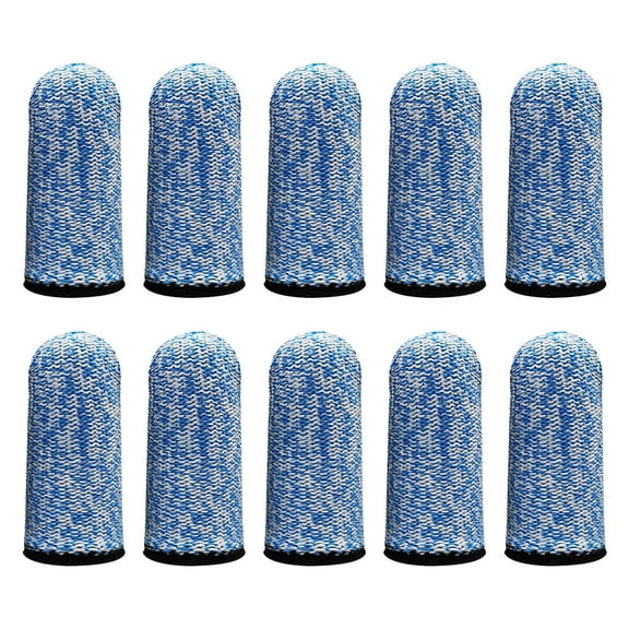 10 Pack Cut Resistant Finger Gloves Cots Shield Sleeve Guards Fit for Mechanics Glass Manufacturing & DIYer Enthusiasts